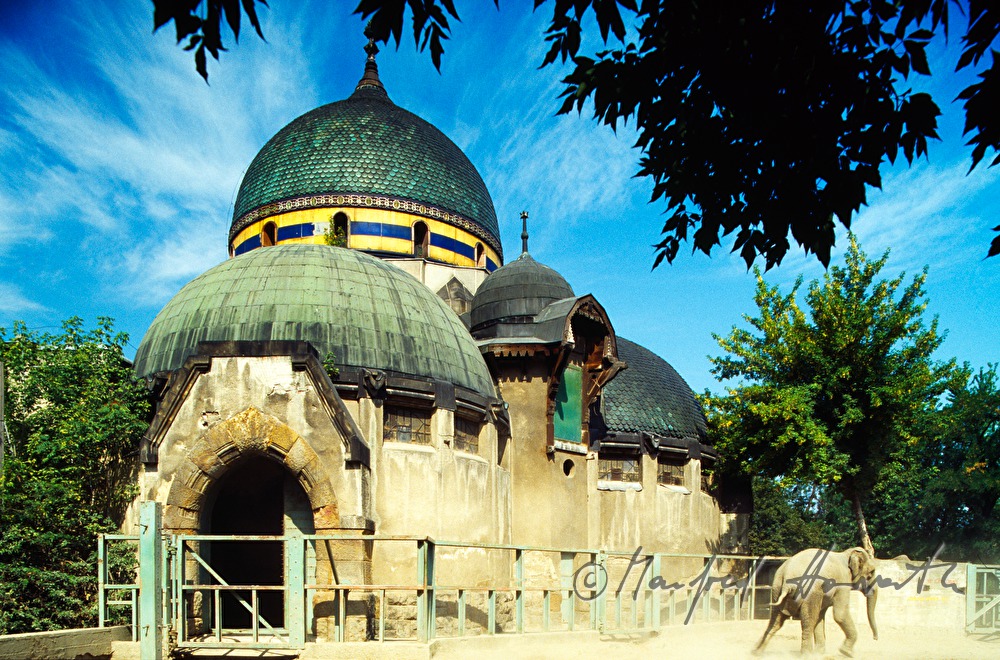 Art Nouveau elephant house, built in 1912