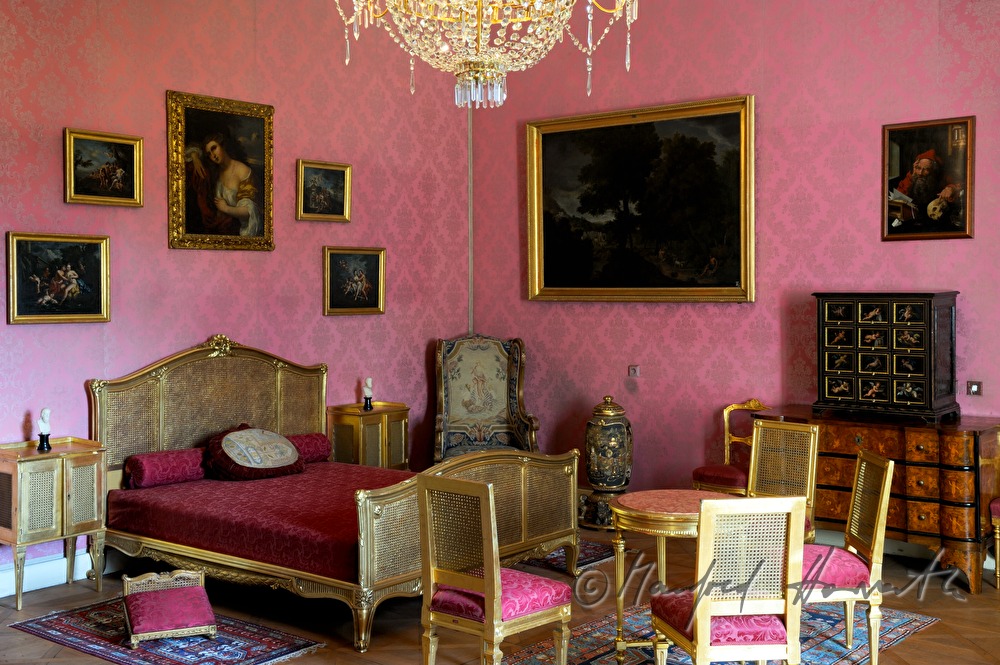 Schloss Dobris, pageant men's bedroom