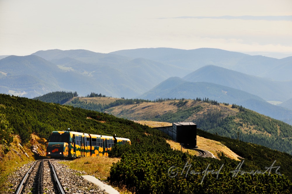 cog railway on the Schneeberg