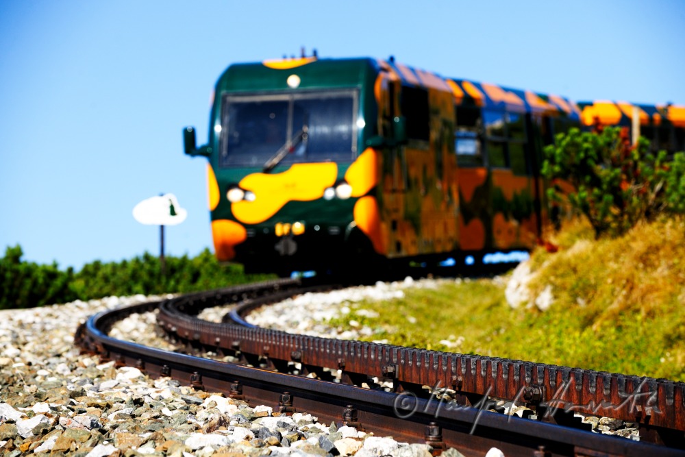 cog railway on the Schneeberg