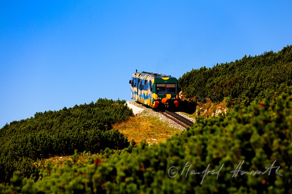 cog railway on the Schneeberg